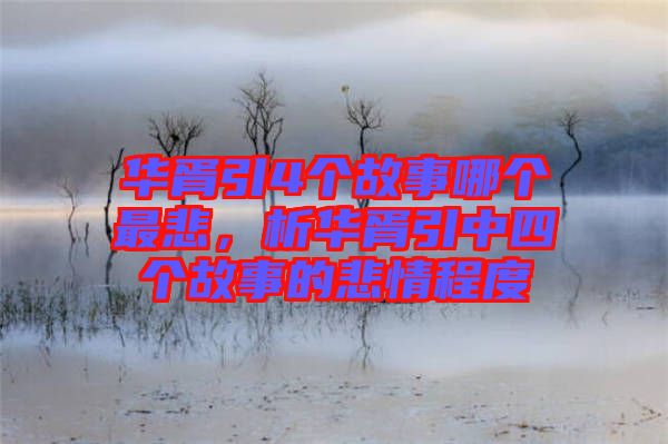 華胥引4個故事哪個最悲，析華胥引中四個故事的悲情程度