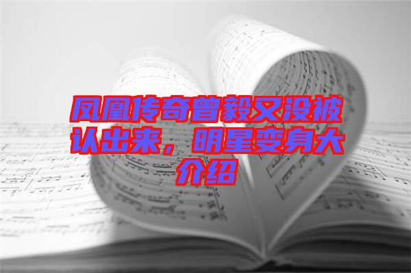 鳳凰傳奇曾毅又沒被認出來，明星變身大介紹