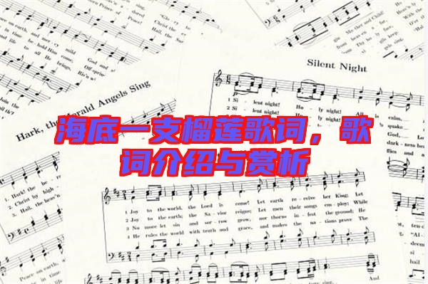 海底一支榴蓮歌詞，歌詞介紹與賞析