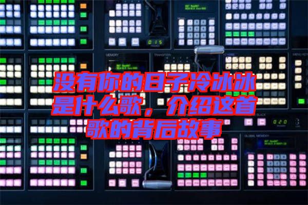沒(méi)有你的日子冷冰冰是什么歌，介紹這首歌的背后故事