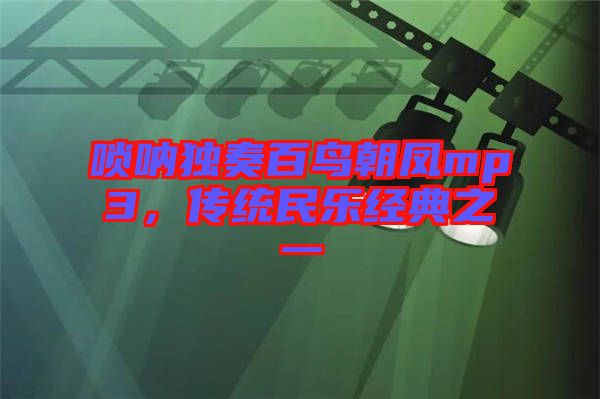 嗩吶獨(dú)奏百鳥朝鳳mp3，傳統(tǒng)民樂(lè)經(jīng)典之一