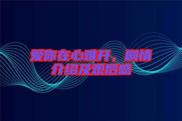 愛你在心難開，劇情介紹及觀后感