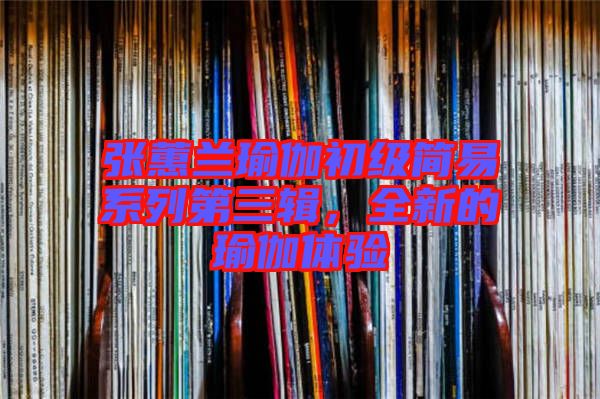 張蕙蘭瑜伽初級簡易系列第三輯，全新的瑜伽體驗
