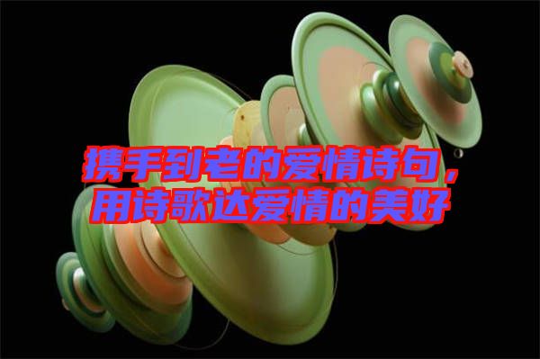 攜手到老的愛情詩句，用詩歌達愛情的美好