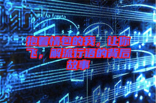 抱著情包的我，讓你飛，解流行語的背后故事