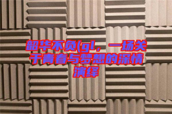 韶華不負(gl，一場關(guān)于青春與夢想的深情演繹