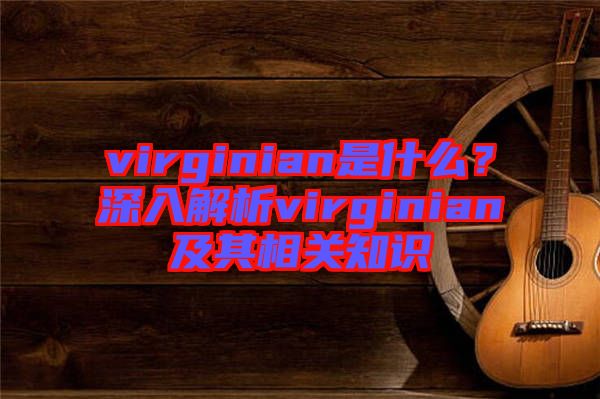 virginian是什么？深入解析virginian及其相關(guān)知識(shí)