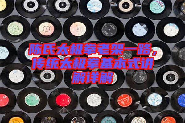 陳氏太極拳老架一路，傳統(tǒng)太極拳基本式講解詳解