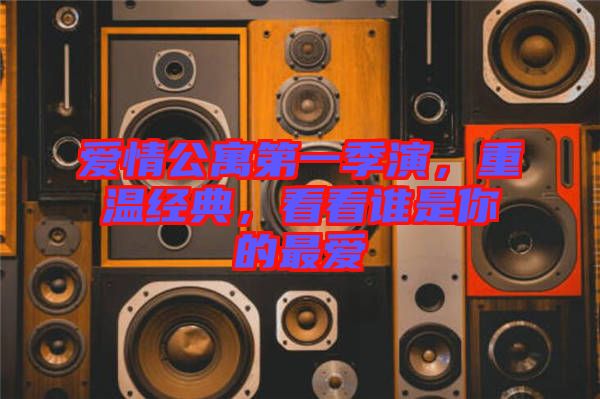 愛情公寓第一季演，重溫經(jīng)典，看看誰是你的最愛