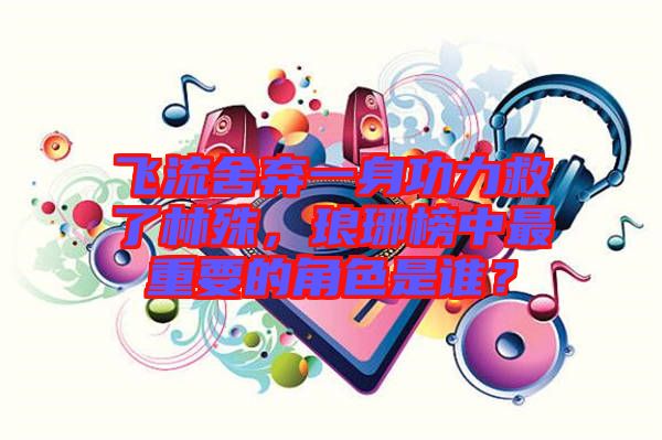 飛流舍棄一身功力救了林殊，瑯琊榜中最重要的角色是誰(shuí)？