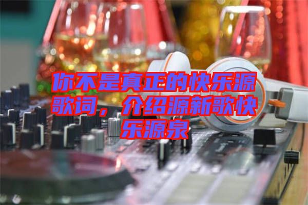你不是真正的快樂源歌詞，介紹源新歌快樂源泉