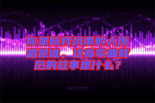 你是陪我風(fēng)雨的人原唱是誰，這首歌曲背后的故事是什么？