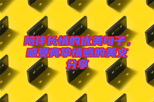 陪伴長情的優(yōu)美句子，感受真摯情感的美文分享